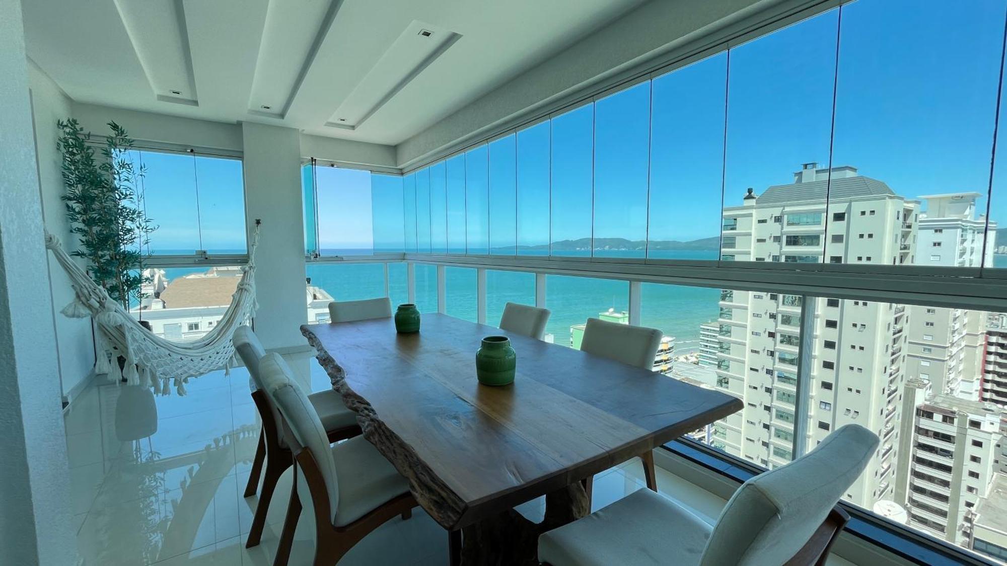 Cobertura Com Belissima Vista Para O Mar E Jacuzzi Itapema Luaran gambar
